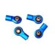 Racers Edge Revo Alum Shock End Set (4) Blue