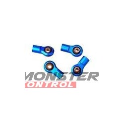 Racers Edge Revo Alum Shock End Set (4) Blue