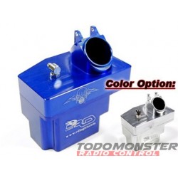 RD Logic Aluminum Fuel Tank for Revo (Flip Top Style) in Blue