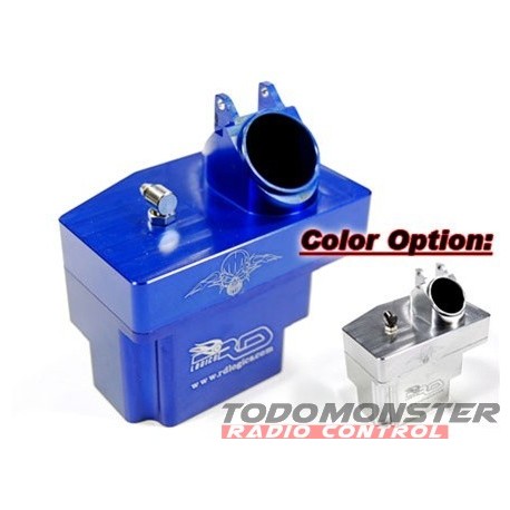 RD Logic Aluminum Fuel Tank for Revo (Flip Top Style) in Blue