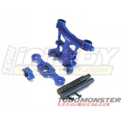 Integy EVO3 Rear Body & Pin Mount Blue Revo 3.3