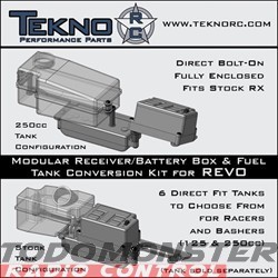 Tekno Rx/Battery Box/Fuel Tank Conversion Revo