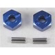 Traxxas Hex Hubs Blue Alum (2)