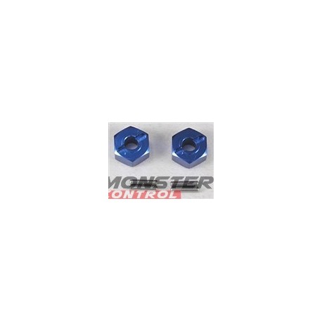 Traxxas Hex Hubs Blue Alum (2)