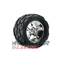 Hot Bodies UFO Wheel Fireball Tire 7" (2)