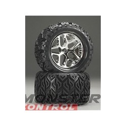 Hot Bodies V-Block Tire W/ Blender Wheel 7" (2)